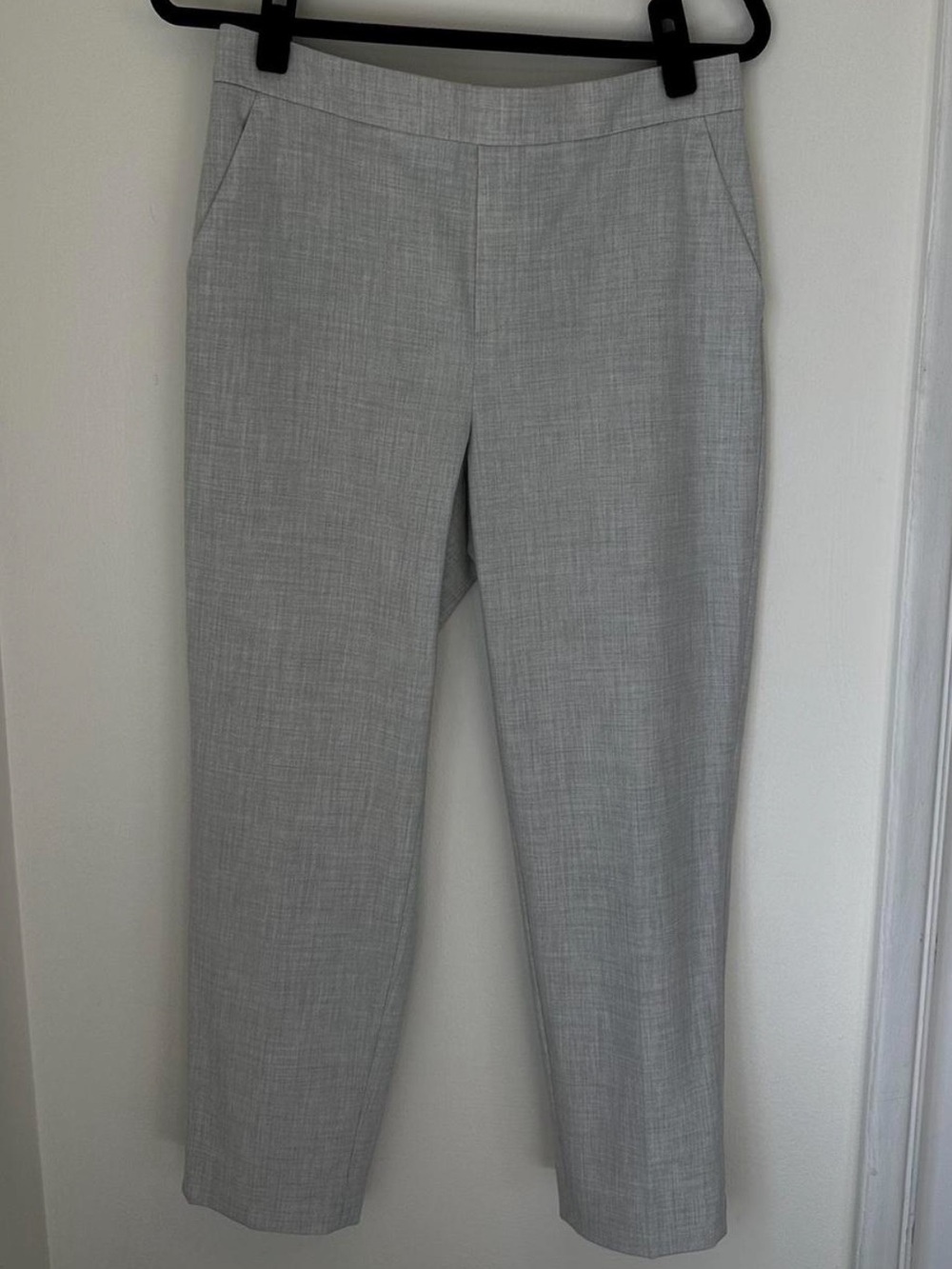 Banana Republic Light Gray Tailored Ankle Pants
